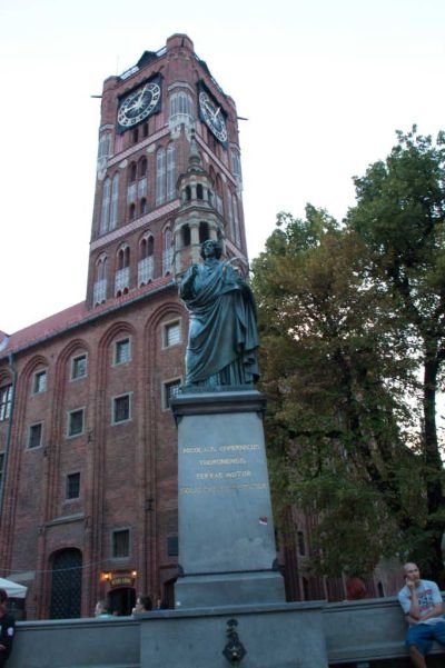 Das Denkmal des deutschen Astronomen Nicolaus Copernicus